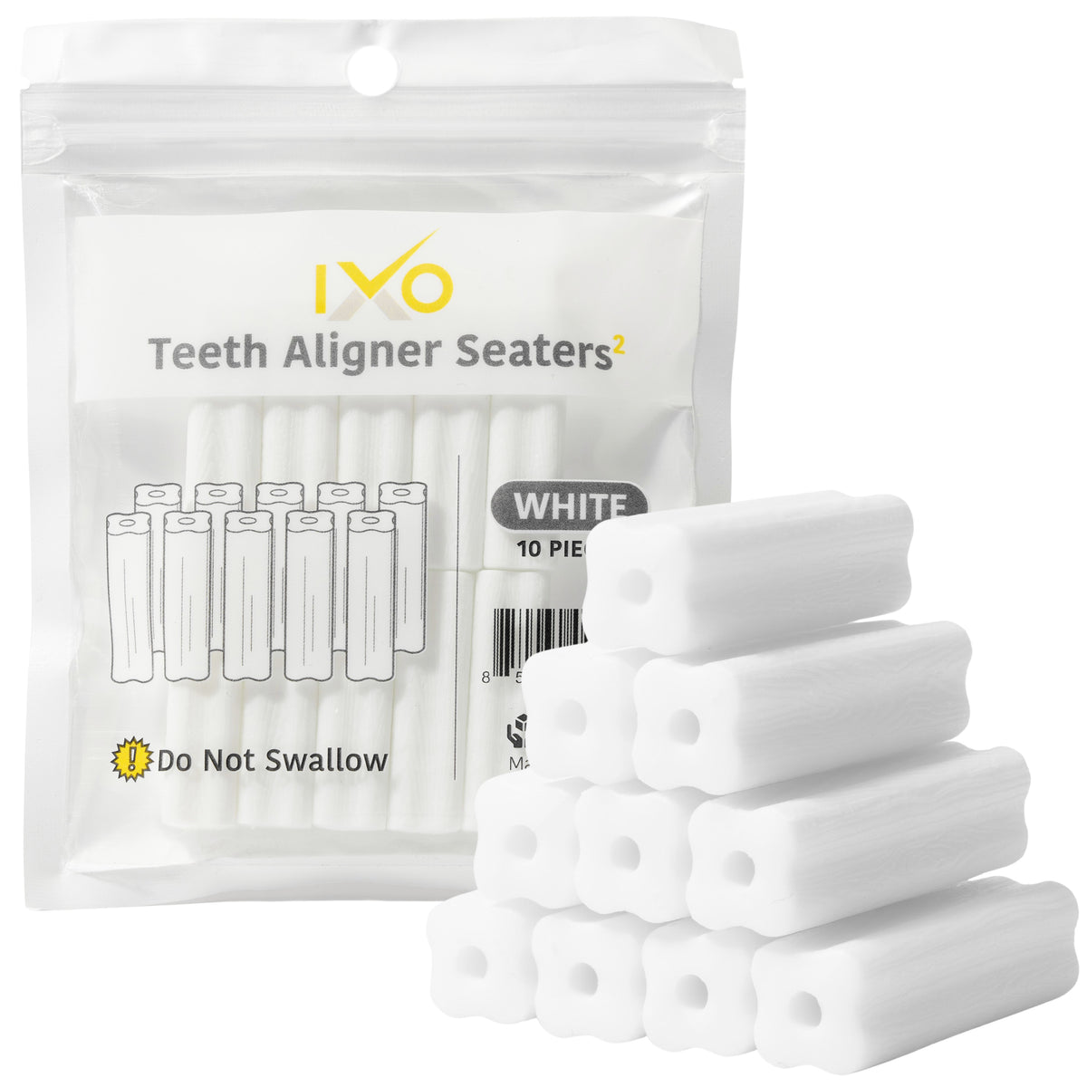 IXO Square Shaped Aligner Chewies for Invisalign Trays